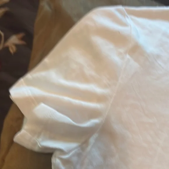 Pinko White and Pink Short Sleeve T-Shirt - Picture 5 of 6